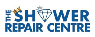 The shower repair centre transparent logo with crown