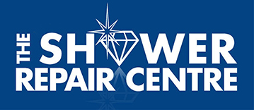 The Shower Repair Centre logo on blue background