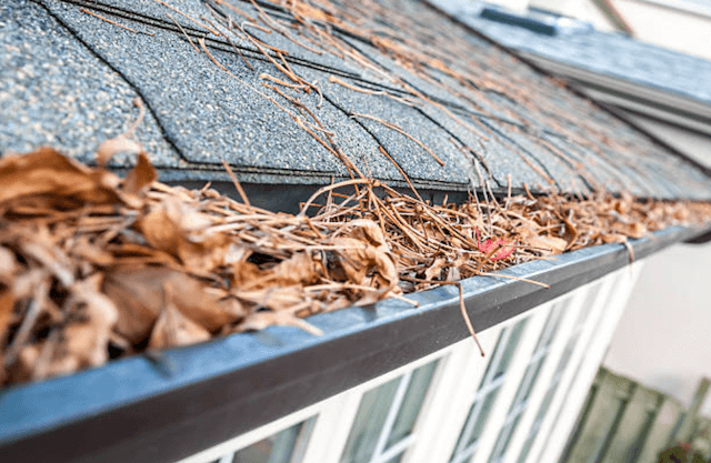 declog gutters during winter